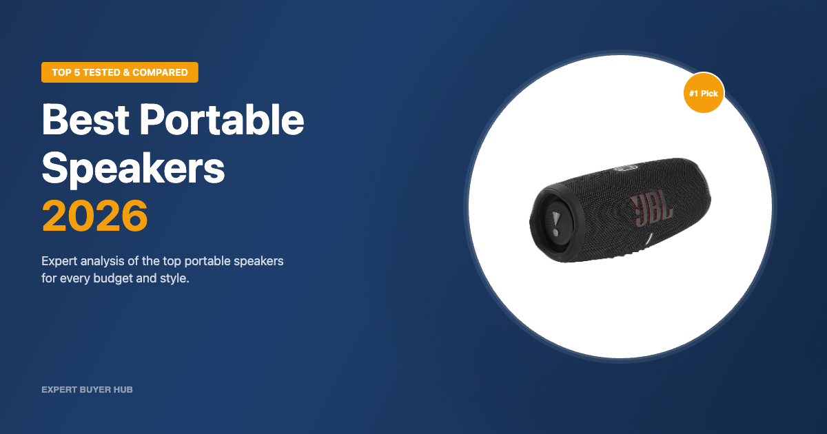 Best Portable Speakers 2026 - Top 5 Tested and Compared
