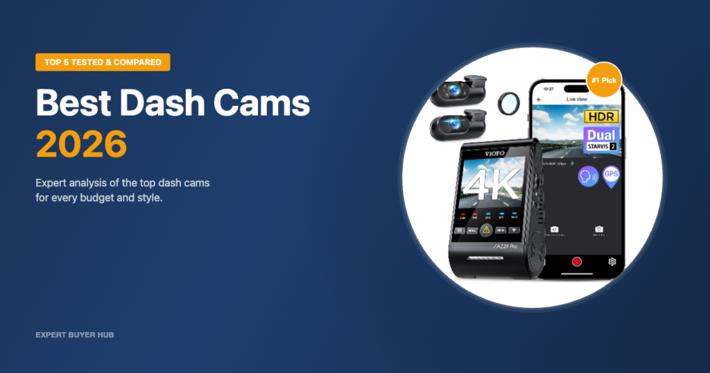 Best Dash Cams 2026 — Top 5 Tested & Compared