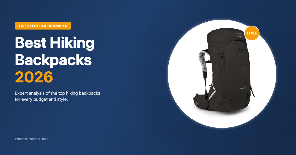 Best Hiking Backpacks 2026 - Top 5 Tested and Compared
