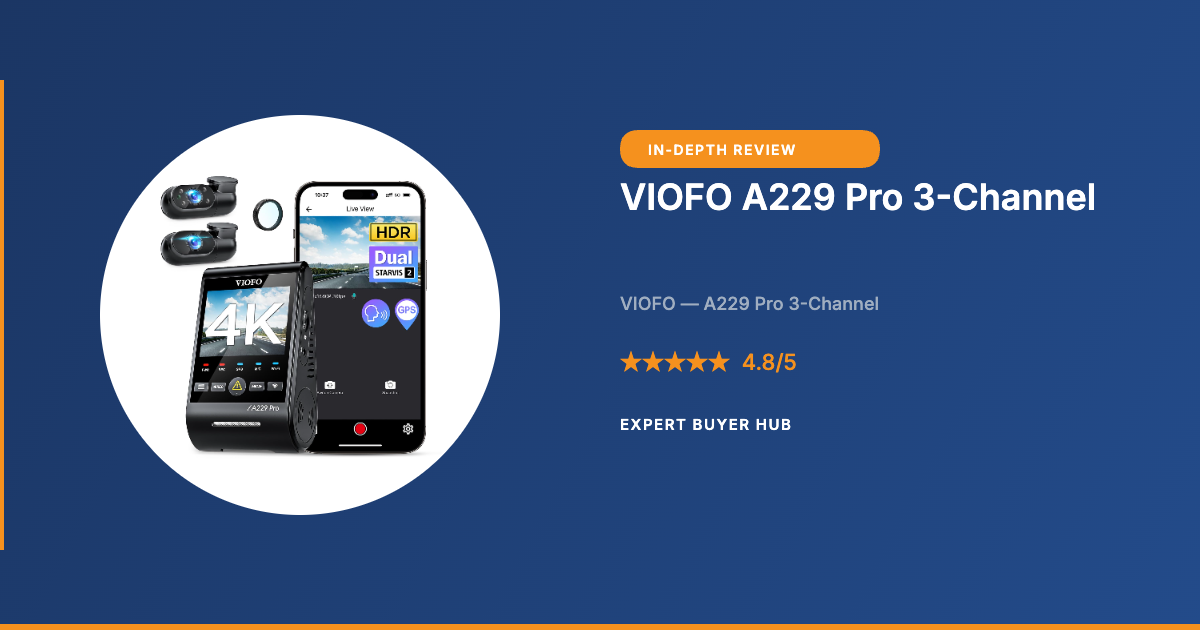 VIOFO A229 Pro 3-Channel Review