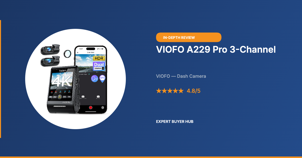 VIOFO A229 Pro 3-Channel Review