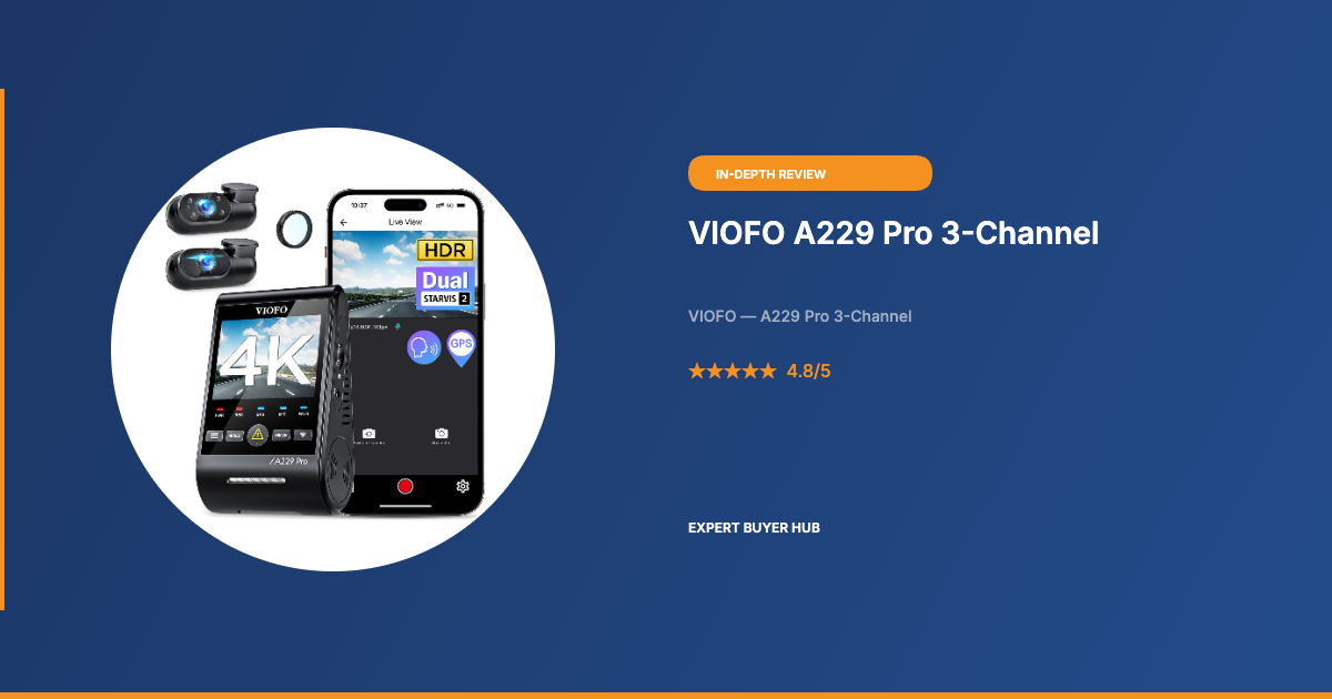 VIOFO A229 Pro 3-Channel Review