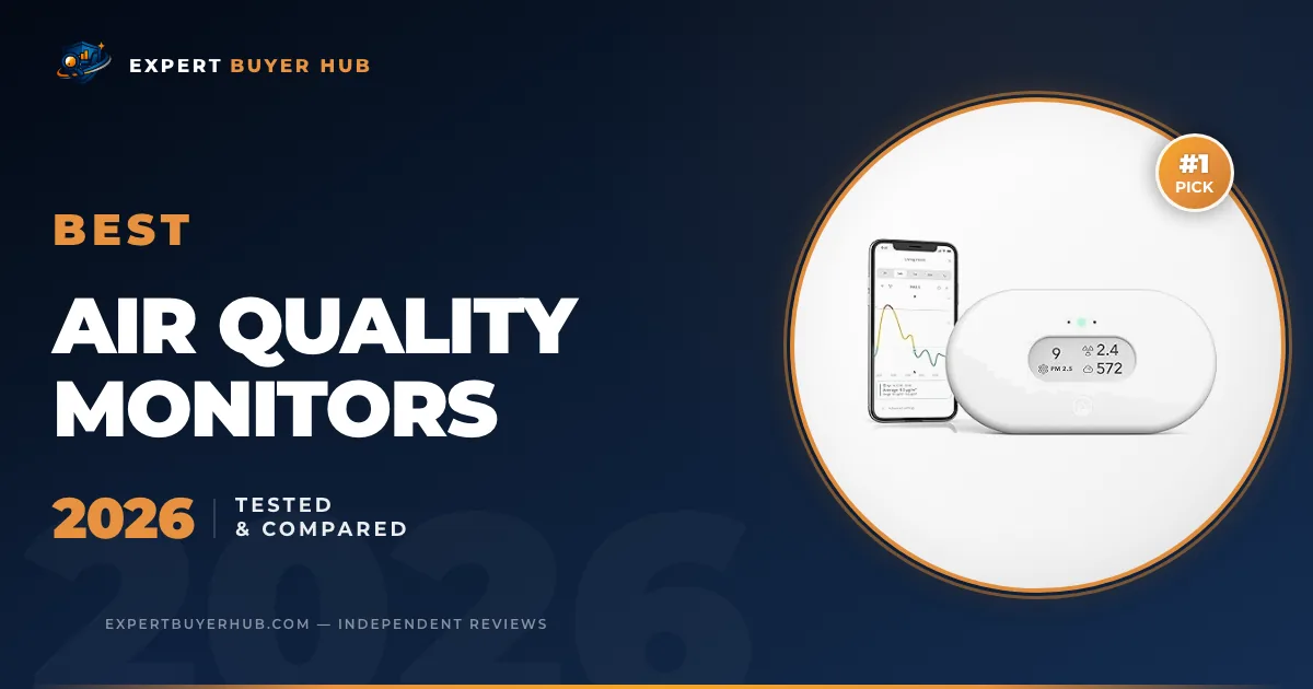 Atlas v9 hero image for the best air quality monitors 2026 guide