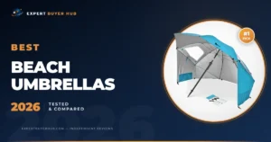 Atlas v9 hero image for the best beach umbrellas guide