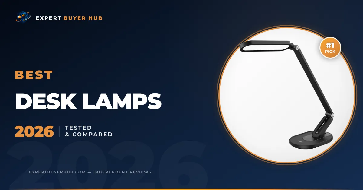 Atlas graphic for 5 Best Desk Lamps for Home Office 2026 — Tested & Compared