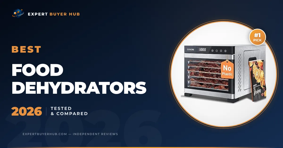 Atlas v9 hero graphic for Best Food Dehydrators 2026