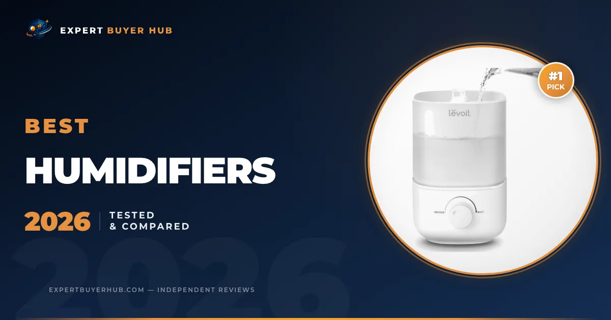 Atlas graphic for 5 Best Humidifiers for Bedroom 2026 — Tested & Compared
