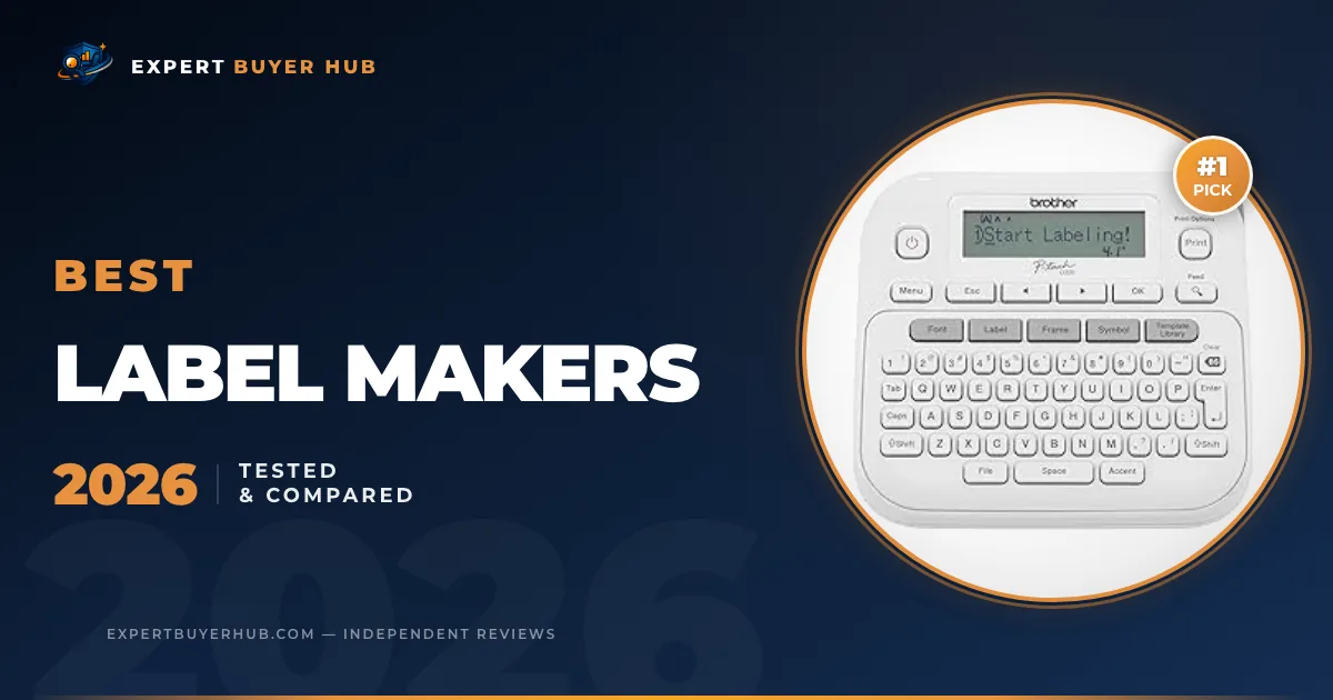Atlas v9 hero image for the best label makers 2026 guide