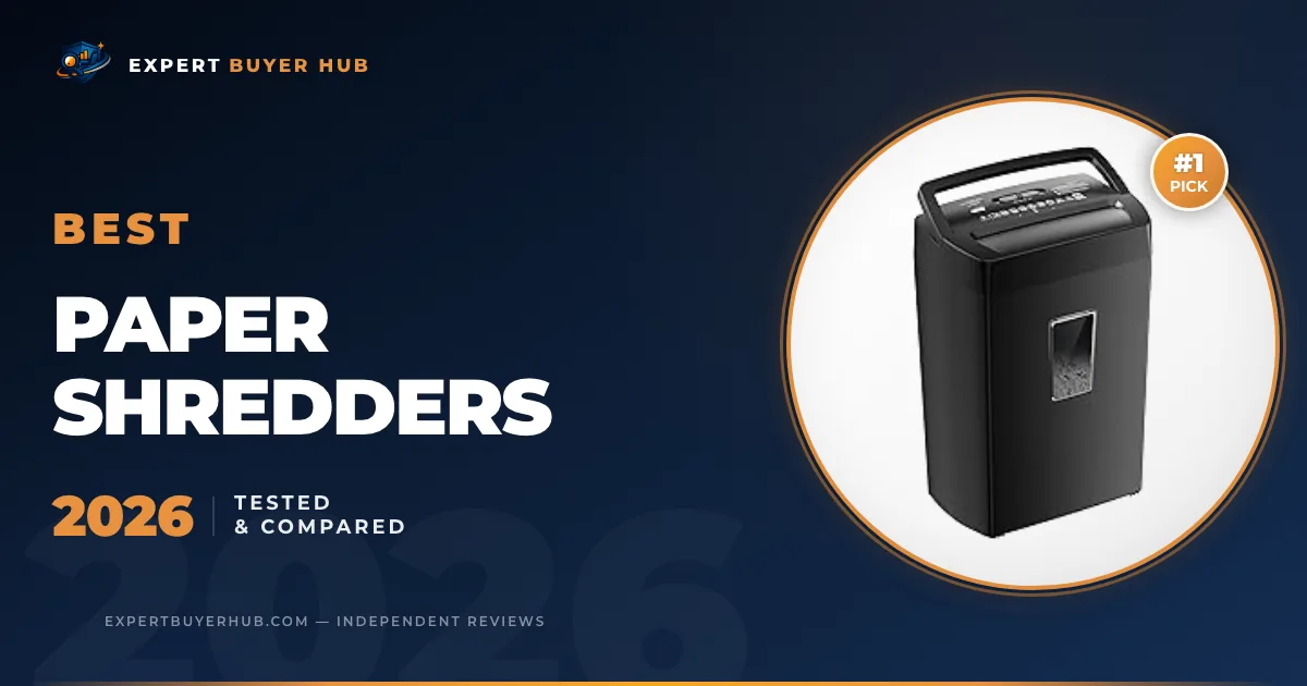 Atlas v9 hero image for the best paper shredders 2026 guide