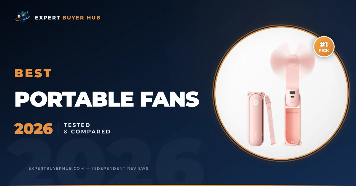 Atlas graphic for 5 Best Portable Fans 2026 — Tested & Compared