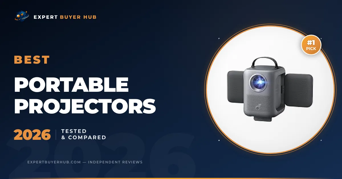 Atlas v9 hero image for the best portable projectors 2026 guide