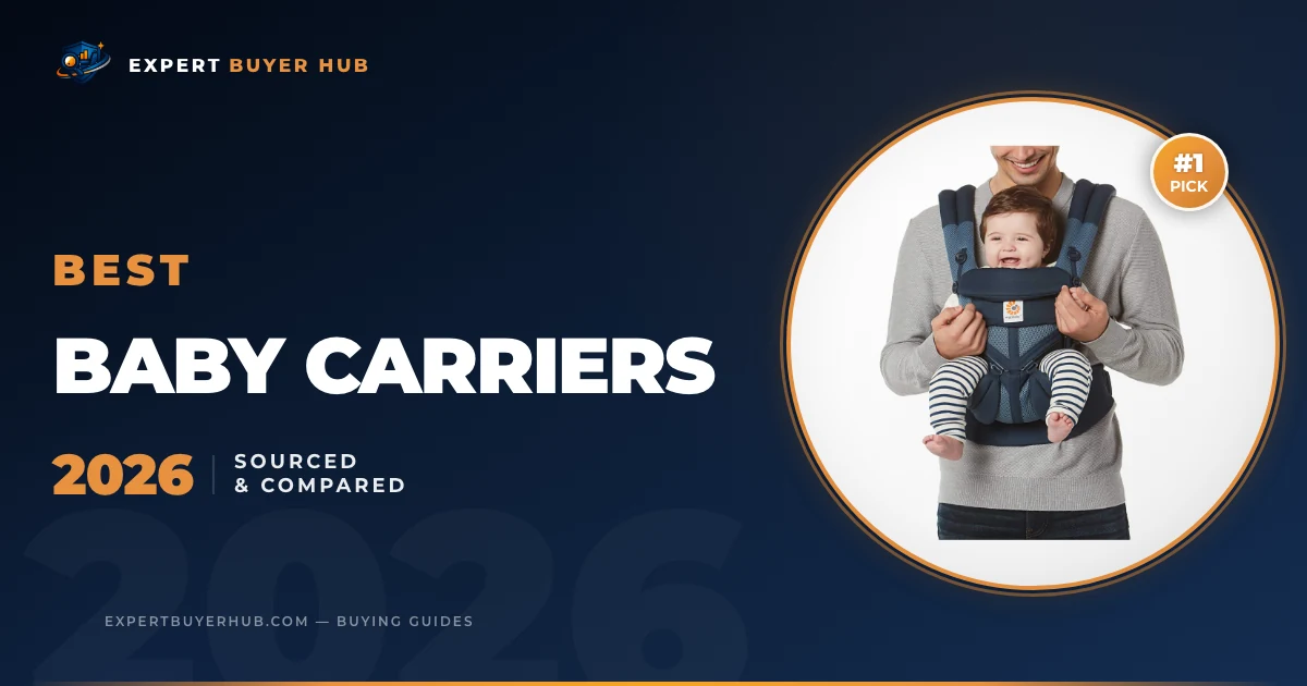 Ergobaby Omni 360 baby carrier in Expert Buyer Hub sourced comparison graphic