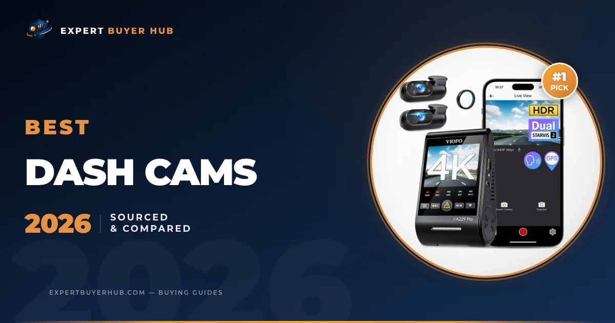 5 Best Dash Cams 2026 — Sourced & Compared