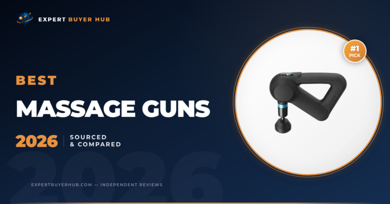 Best massage guns 2026 sourced comparison guide